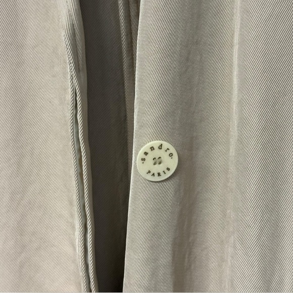 SANDRO Robertine  Coat Sz 4 - Picture 7 of 14